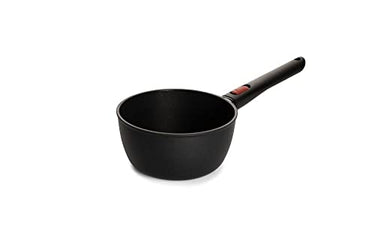 Woll Eco Lite Stieltopf - Induktiv -, Ø 18 cm, 9.5 cm hoch, 2 Liter, mit abnehmbarem Stiel - Geeignet für alle Herdarten, 100% recyceltes Aluguss, backofenfest, schwarz im Sale